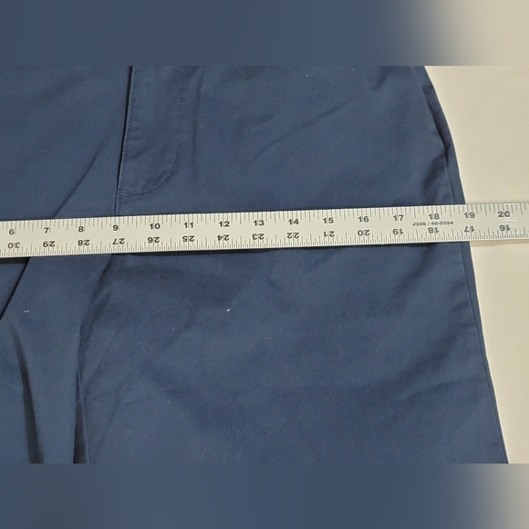 FRYE AND CO. Nightfall Navy Wide Leg Highrise Rough Hem Crop Jean Womens Size 10 - Picture 10 of 13